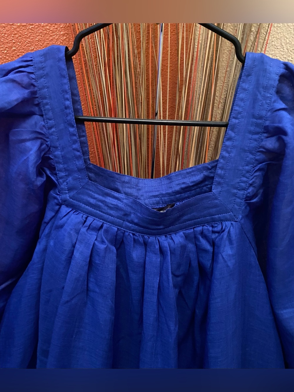 Banana Republic - NEW - Ramie Long Sleeve Tie Waist Midi Dress - Picture 9 of 13